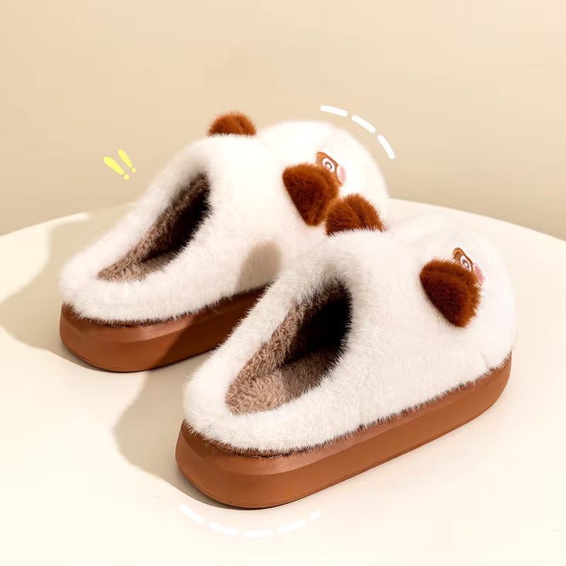 Unisex Panda Plush Slippers